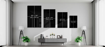 Abstract Texture Glass Wall Art