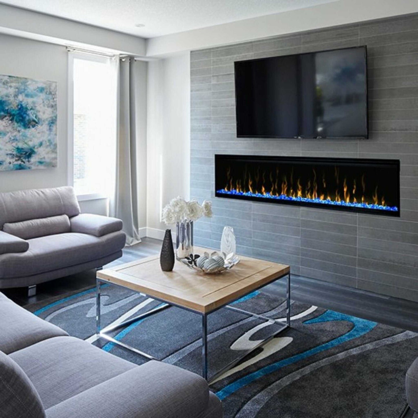 Dimplex IgniteXL Linear Fireplace Electric With Comfort Saver Heating System (SAK82596)