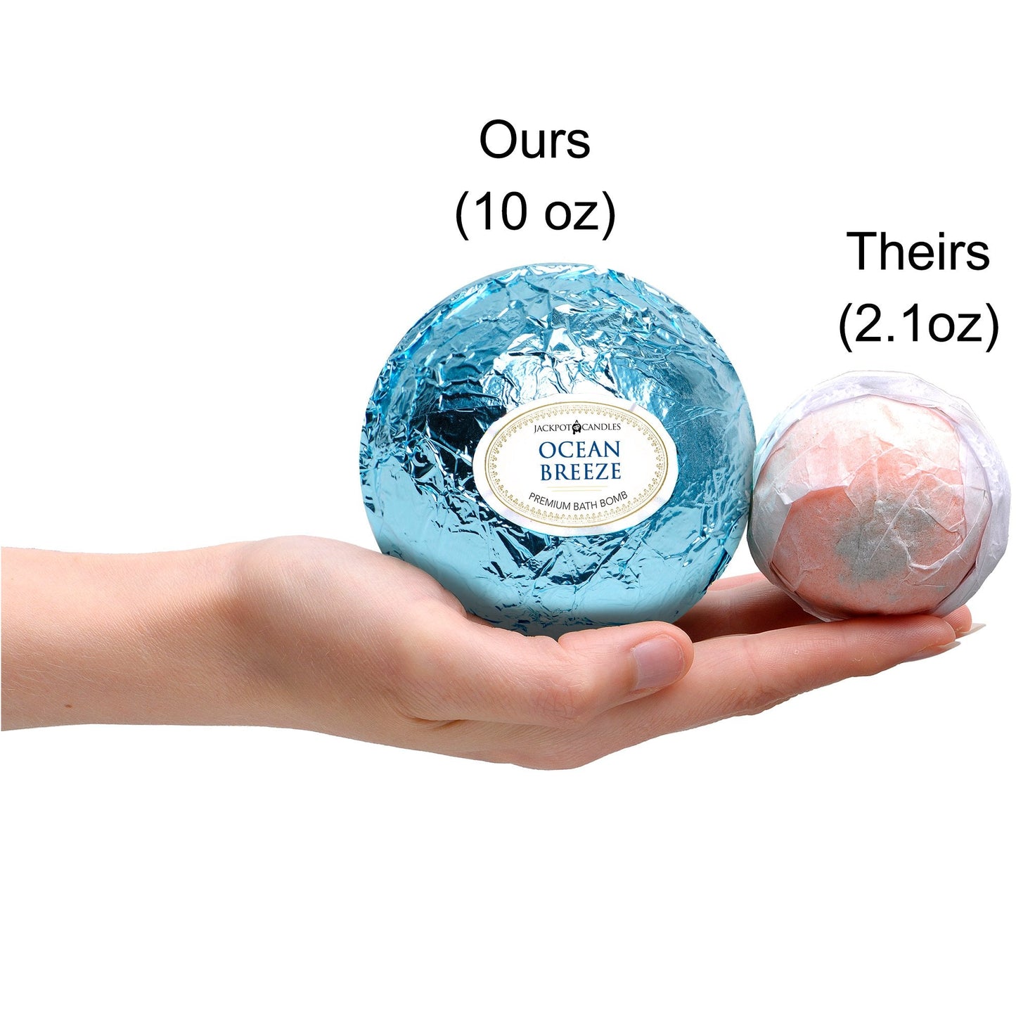 Ocean Breeze Bath Bomb with Jewelry Ring Inside