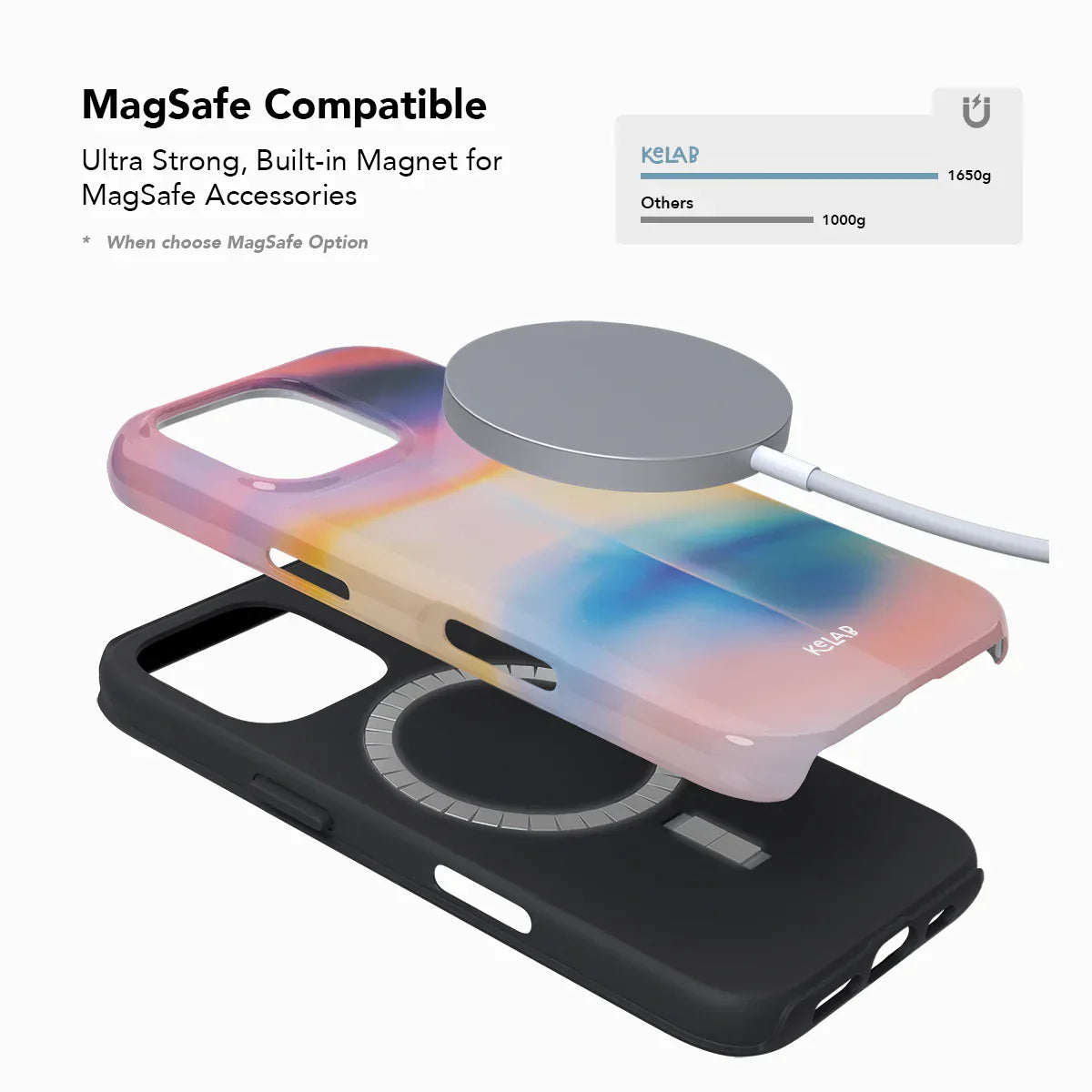 Dream Prism | Pastel Gradient Aura iPhone Case
