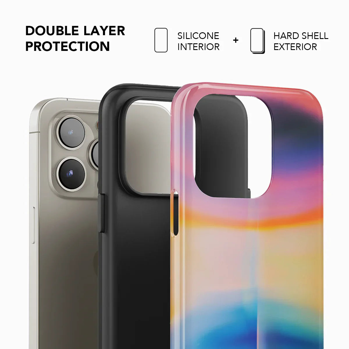 Dream Prism | Pastel Gradient Aura iPhone Case