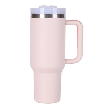 40oz V2 large capacity tumbler,  With Handle And Straw Lid, Insulated Reusable Stainless Steel Water Bottles Travel Mug Coffee Cup car cup water cup For Men Women Outdoor Camping Driving, gift