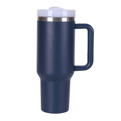40oz V2 large capacity tumbler,  With Handle And Straw Lid, Insulated Reusable Stainless Steel Water Bottles Travel Mug Coffee Cup car cup water cup For Men Women Outdoor Camping Driving, gift