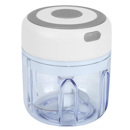 Mini Electric Garlic Chopper 8.45OZ Cordless Garlic Mincer Food Chopper