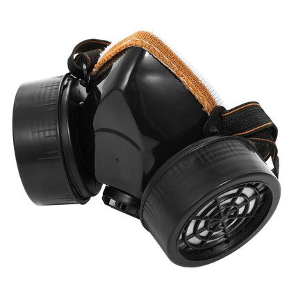 Dual Filter Cartridge Respirator Mask with Goggles