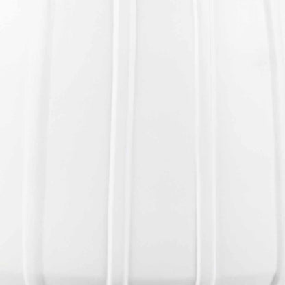 Dunguan White Ribbed Wood Outdoor Planter - Clearance