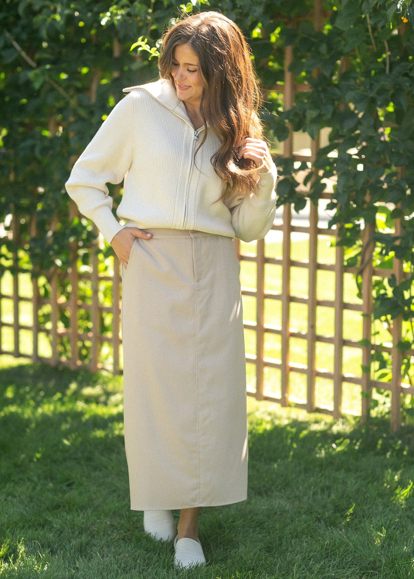 Dylan Midi Trouser Skirt