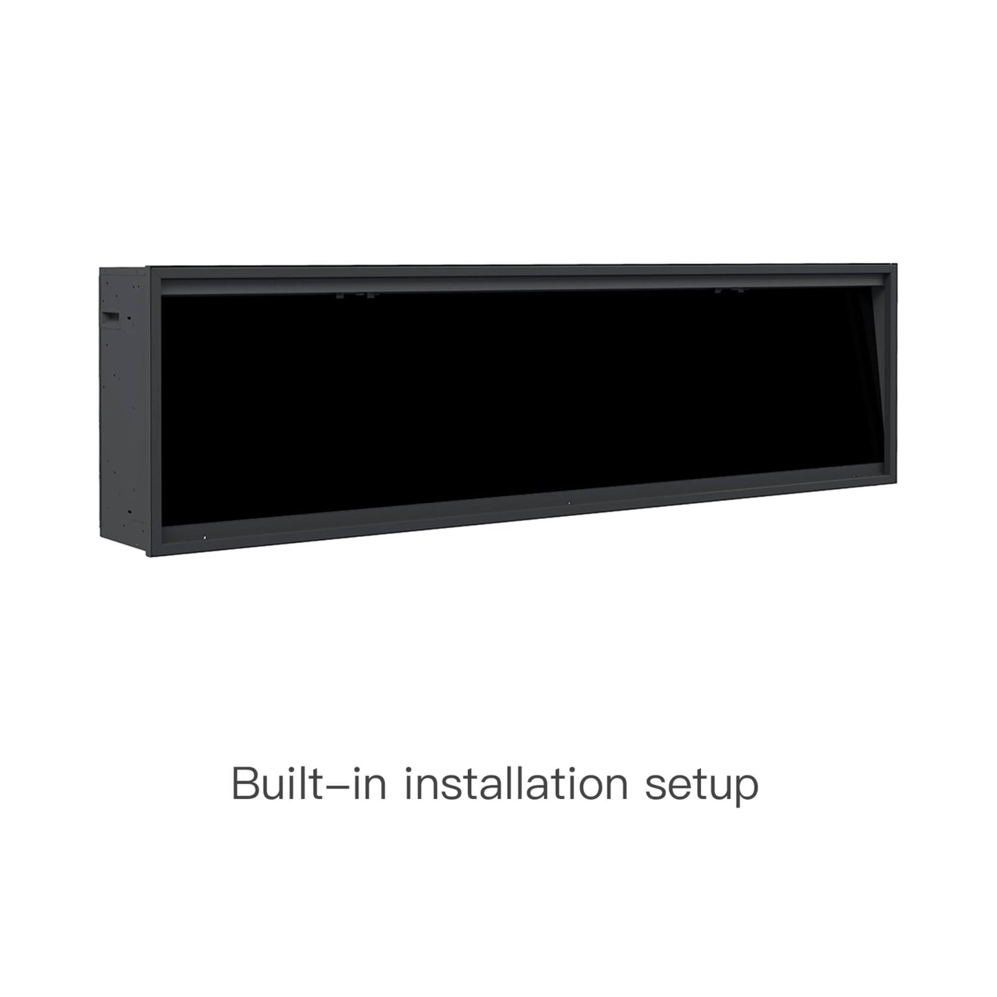Dynasty Allegro 76-Inch Black Smart Linear Electric Fireplace [DY-BFM76] (SAK56392)