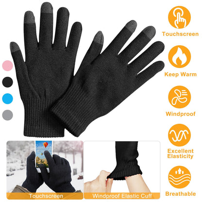 Unisex Winter Knit Gloves