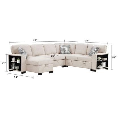 Cairo - Sectional With Pullout Sleeper