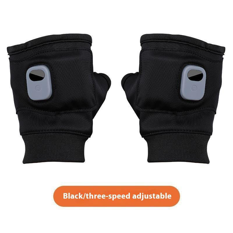 Comfort Warm Gloves Electric Winter Heating USB Rechargeable Smart Warm Winter Gloves for Skiing Cold Weather Driving Hiking Lycra Microfiber Multi-Gear Temperature Adjustment