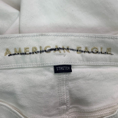New American Eagle Womens Size 0 Baggy Bermuda Stretch Denim High-Waisted Jort