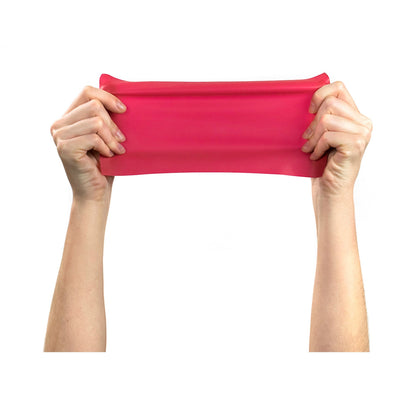 McKesson Exercise Resistance Band, Red, 5 Inch x 25 Yard, Light Resistance 169-5632