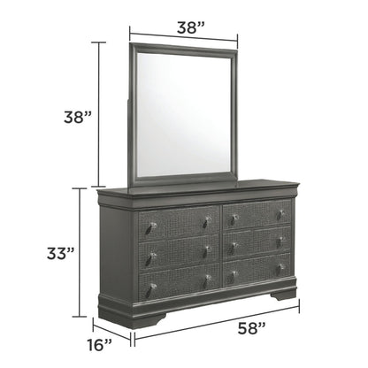 Blaze - Modern 6 Drawer Dresser