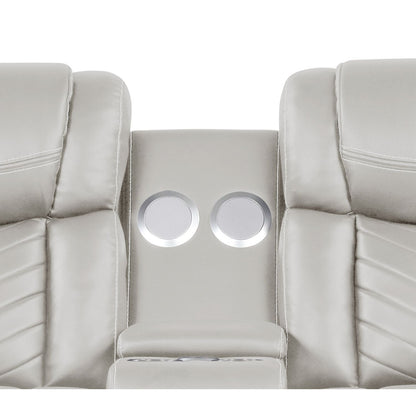 Challenger - LED Power Recliner Loveseat