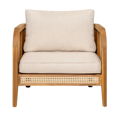 Kirkby - Bohemian Outdoor Patio Cushioned Arm Chair