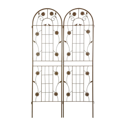 Metal Garden Trellis Rustproof Trellis For Climbing Plant Outdoor Flower Support