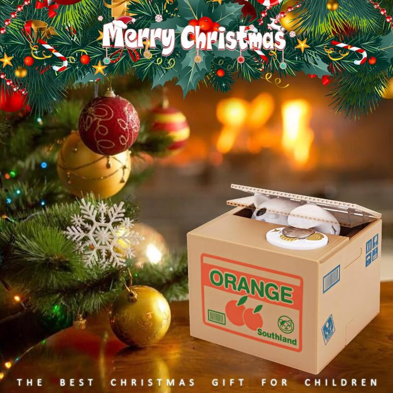 Barelove Kids Piggy Bank, ATM Coin Cash Money Counter Saving Can, Stealing Cute Mokey Electronic Smart Voice Prompt Piggy Bank Safe Locks, Great Gift Fot Boys & Girls