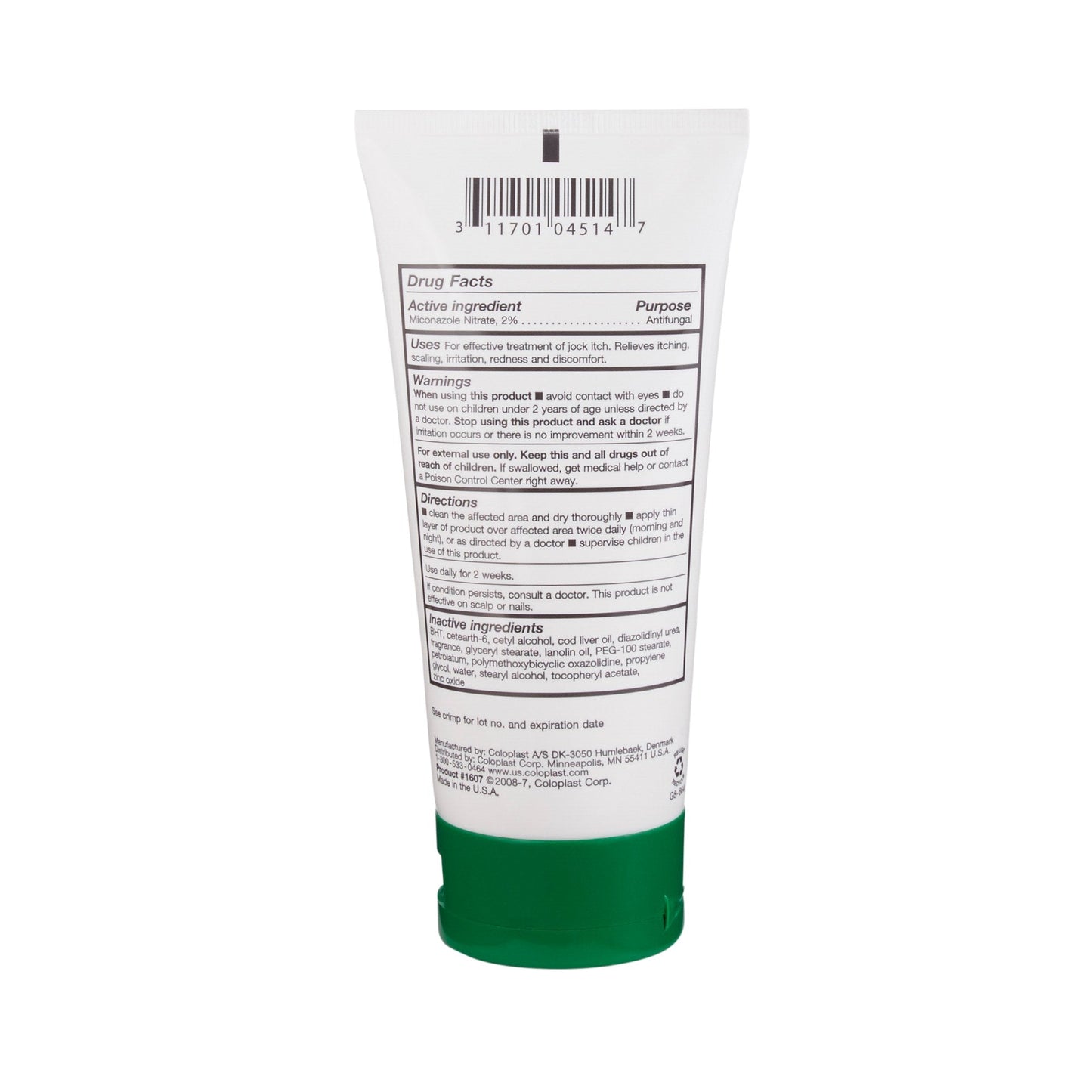 Baza® Antifungal Skin Protectant Cream, CHG-Compatible, Scented, 5-ounce tube COI1607