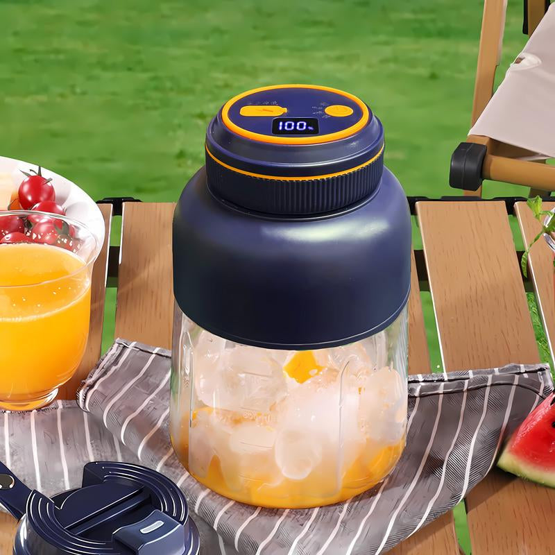 Protable Juicermachine-,Usb Rechargeable Large Capacity Juice Blender Cup,Multifunctional Juicer Machines with 38 Blades,Summer Essentials Portable Household Appliances