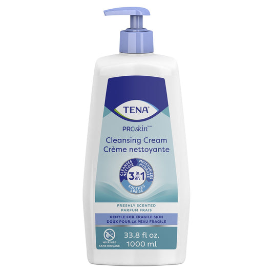 Tena® Body Wash Cleansing Cream, Alcohol-Free 3-in-1 Formula, Scented, 1,000 mL 64435