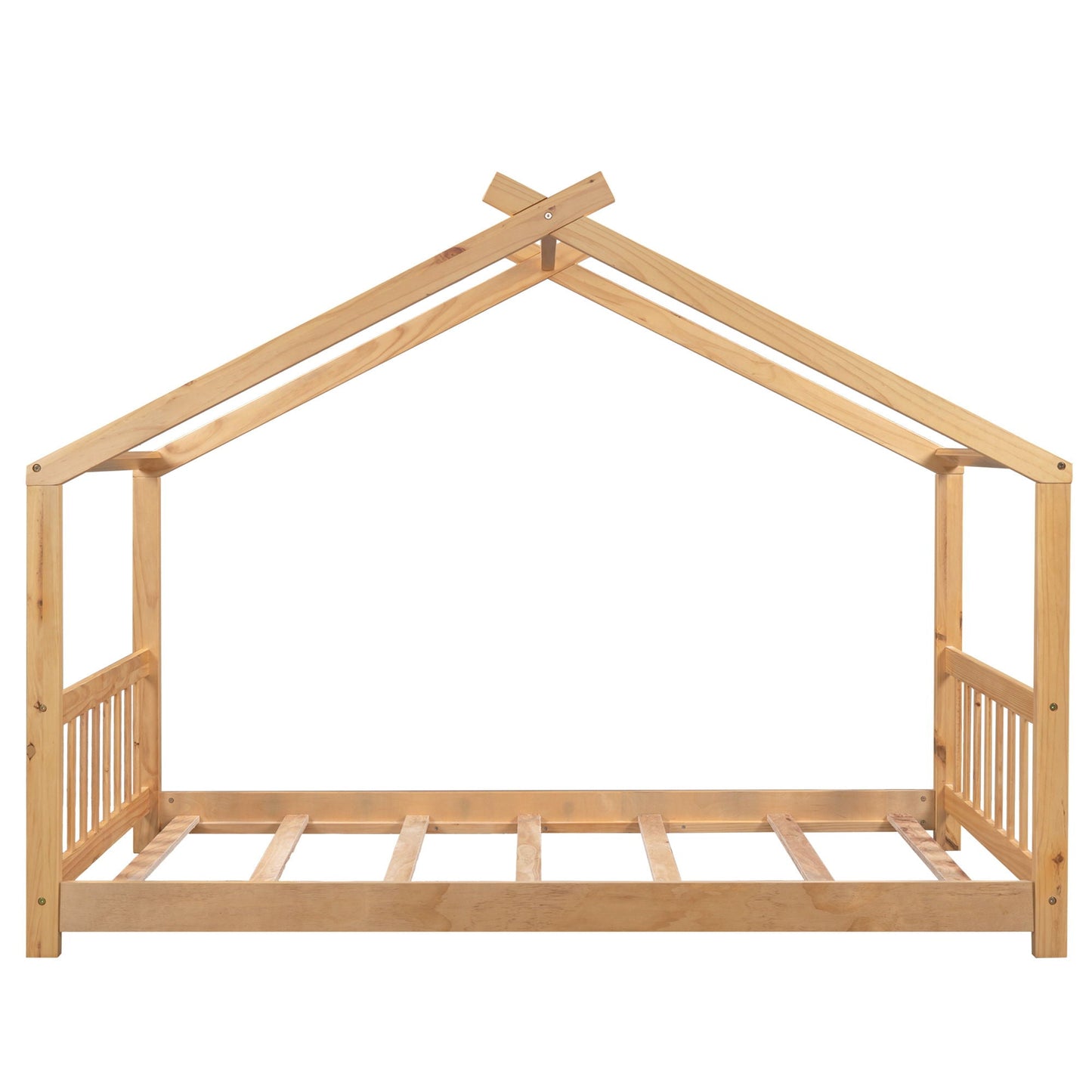 House Platform Bed With Headboard And Footboard, Roof Design