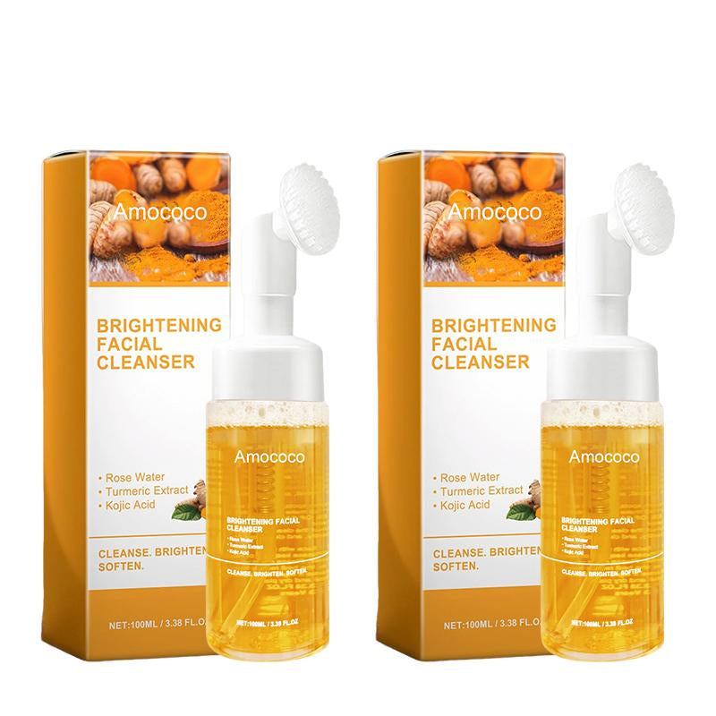 Deep Cleansing Turmeric Brightening Facial Cleanser for Oily Skin - Comforting Facial Wash for a Radiant Glow