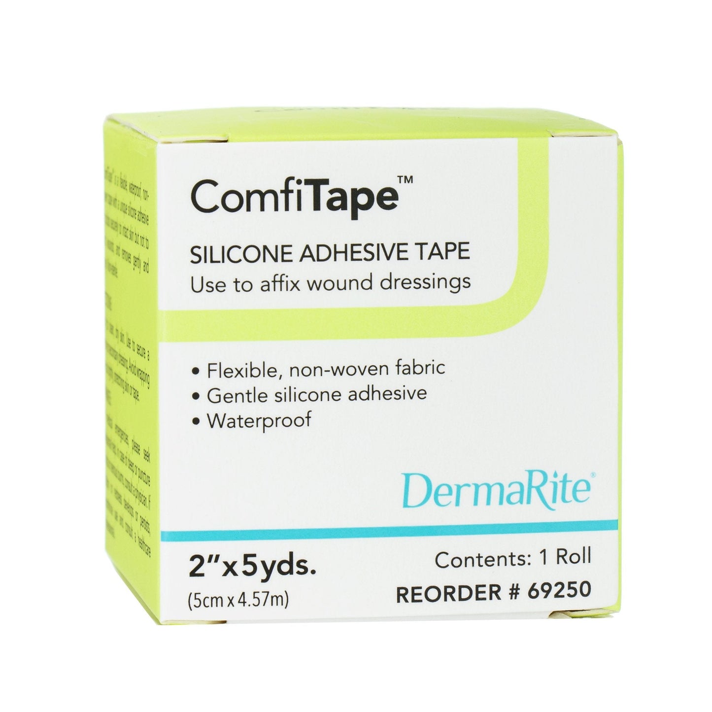 ComfiTape™ Silicone Medical Tape, 2 Inch x 5 Yard, Tan 69250