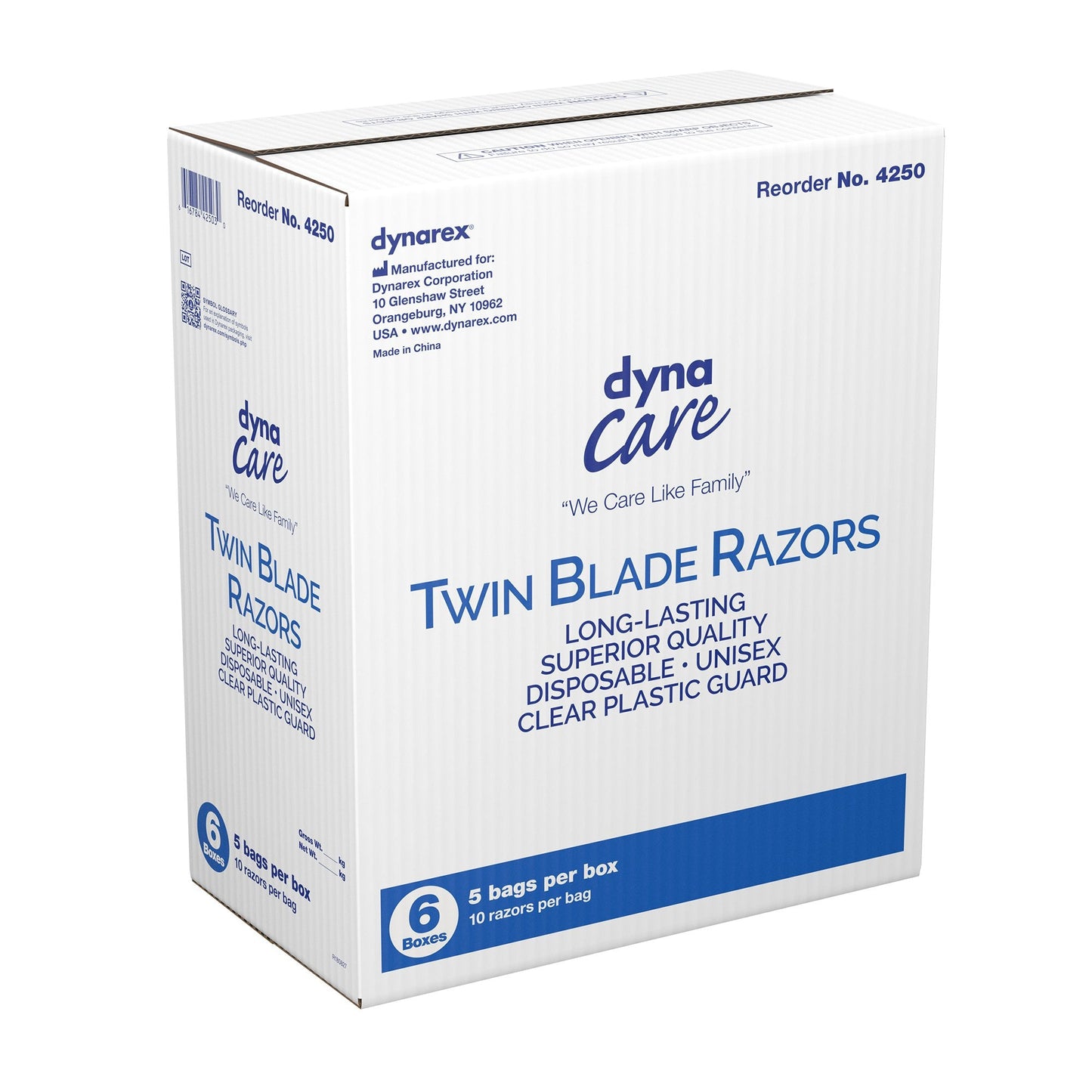 dynaCare® Twin Blade Disposable Razor 4250