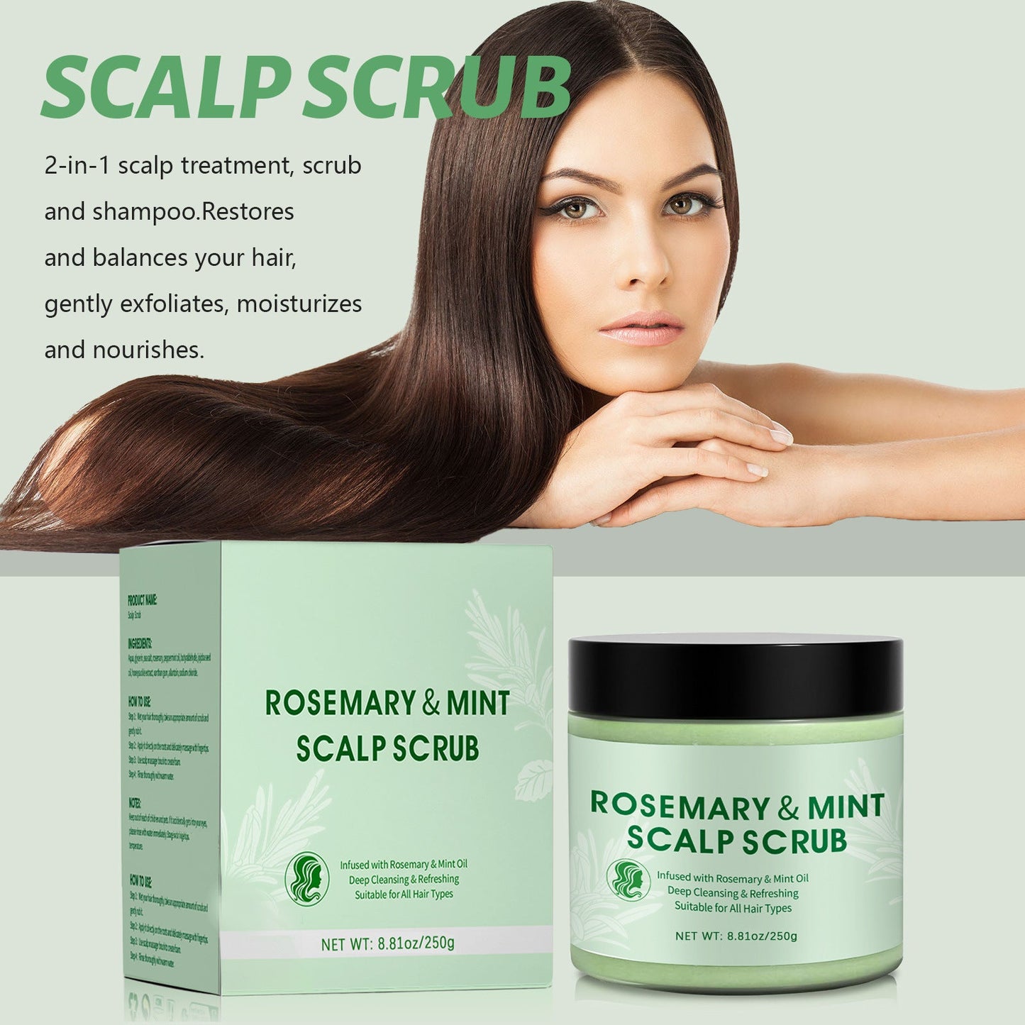 Rosemary scalp Scrub Replenishment Soft