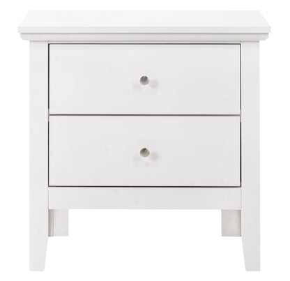 English Dovetailed Drawers Nightstand
