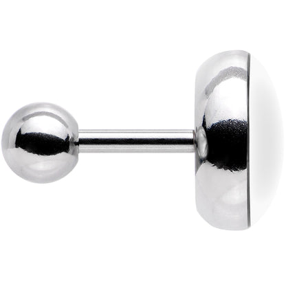 16G 1/4 Pink Black Plaid Polar Bear Tragus Cartilage Earring