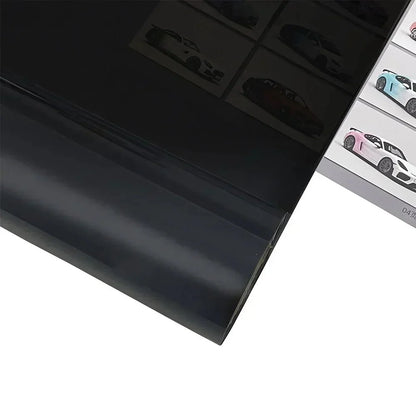 Gloss Transparent Light Black Smoke Headlight & Taillight Tint Film | Premium PVC Car Wrap