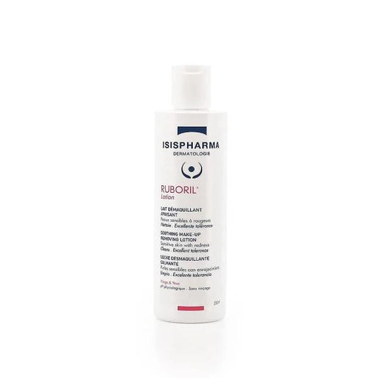 Isis Pharma Ruboril Makeup Remover Lotion - Gentle, Hypoallergenic Skincare for Sensitive Skin, 8.45 fl oz