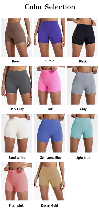 High Waist Compression Shorts | Butt-Lifting Yoga and Fitness Leggings