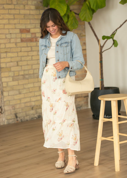 Helena Tiered Maxi Skirt