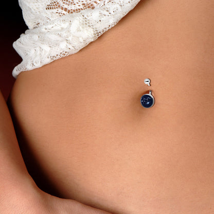 Zodiac Constellation Leo Belly Ring