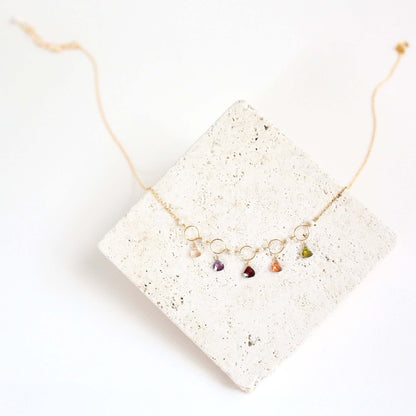 Green Onyx Mini Sparkler Necklace