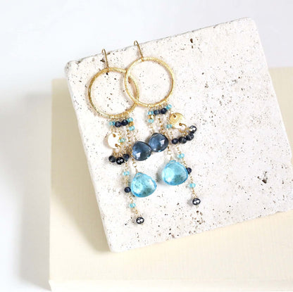 Amethyst & Citrine Ammil Earrings