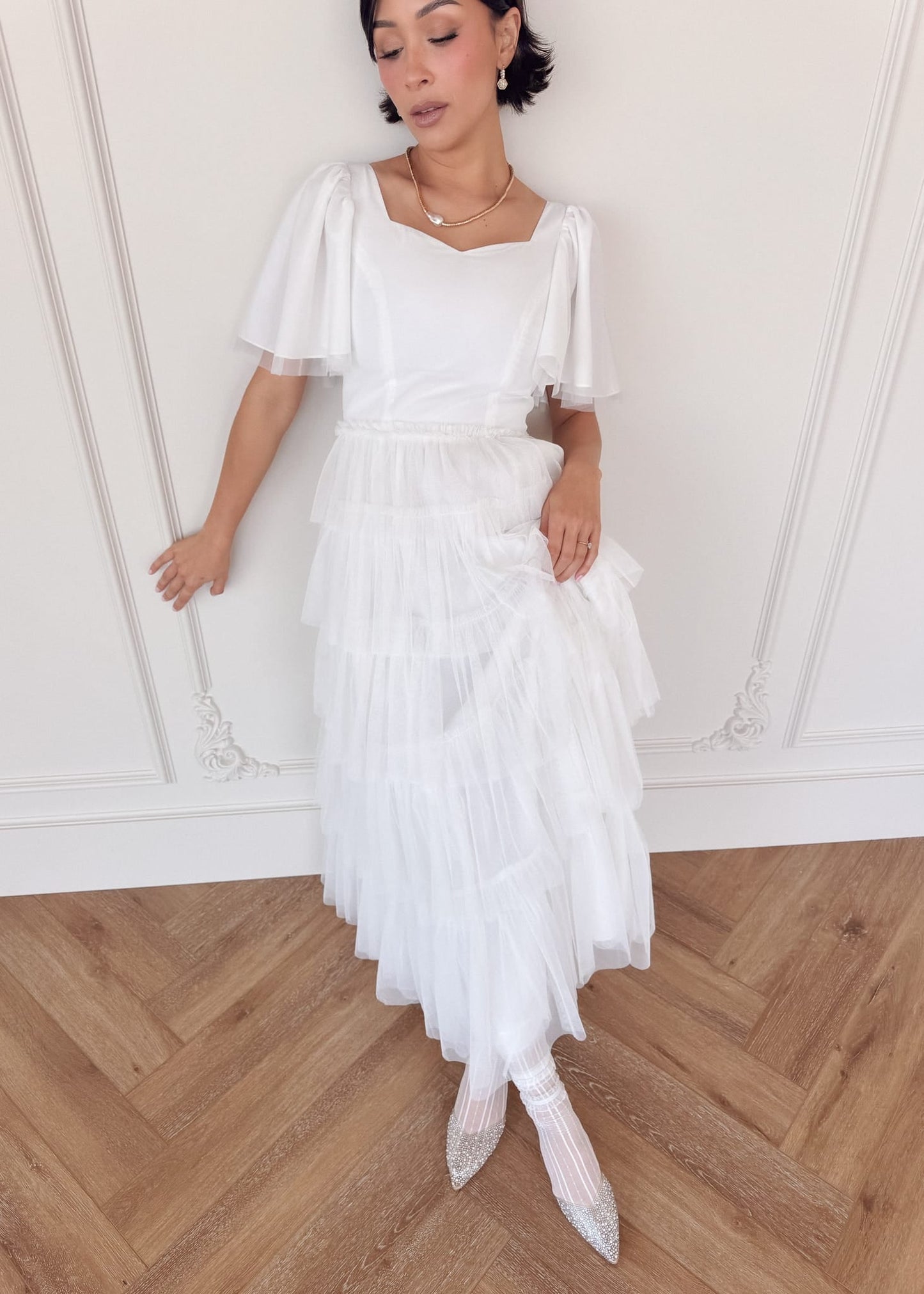 Allegro Dress White