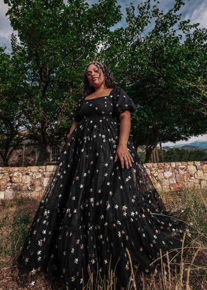 Wendy Dress Black Star