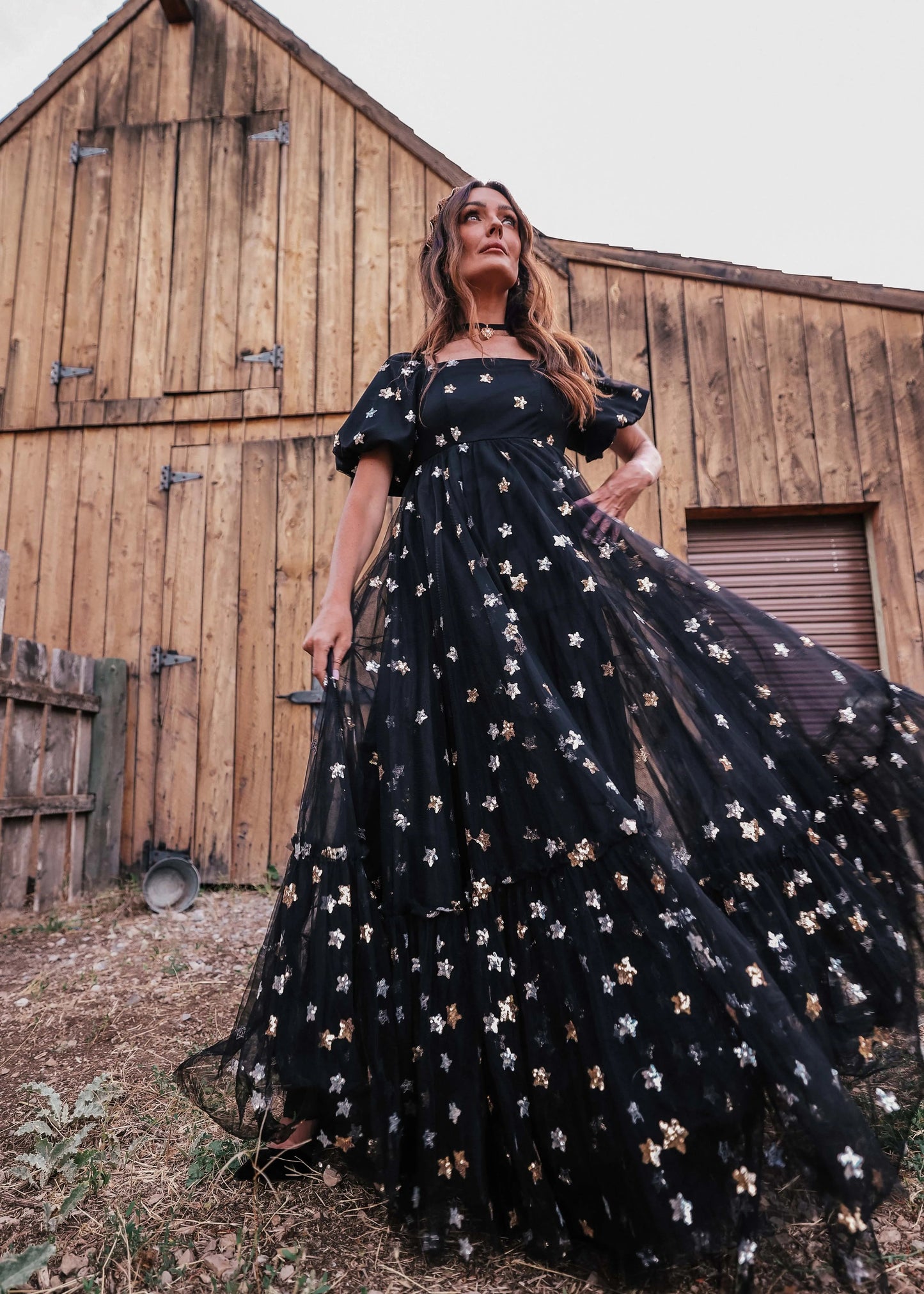 Wendy Dress Black Star