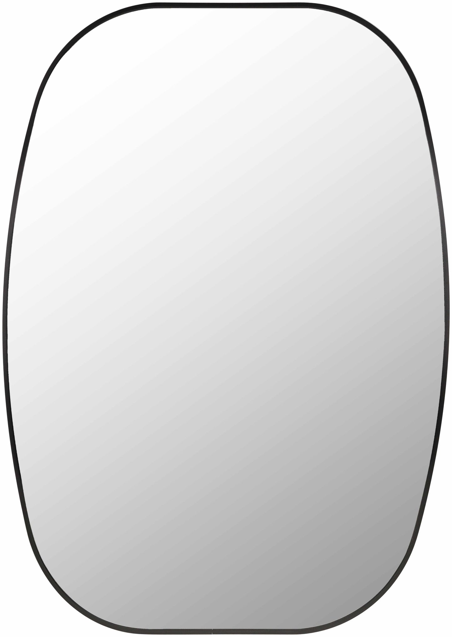 Kopparberg Black Gold Frame Round Mirror