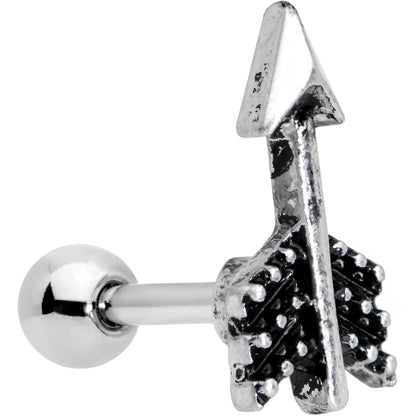16G 1/4 Straight Arrow Cartilage Tragus Earring