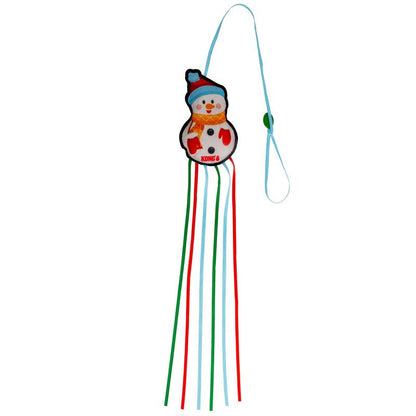 KONG Holiday Snowman Teaser Catnip Cat Toy
