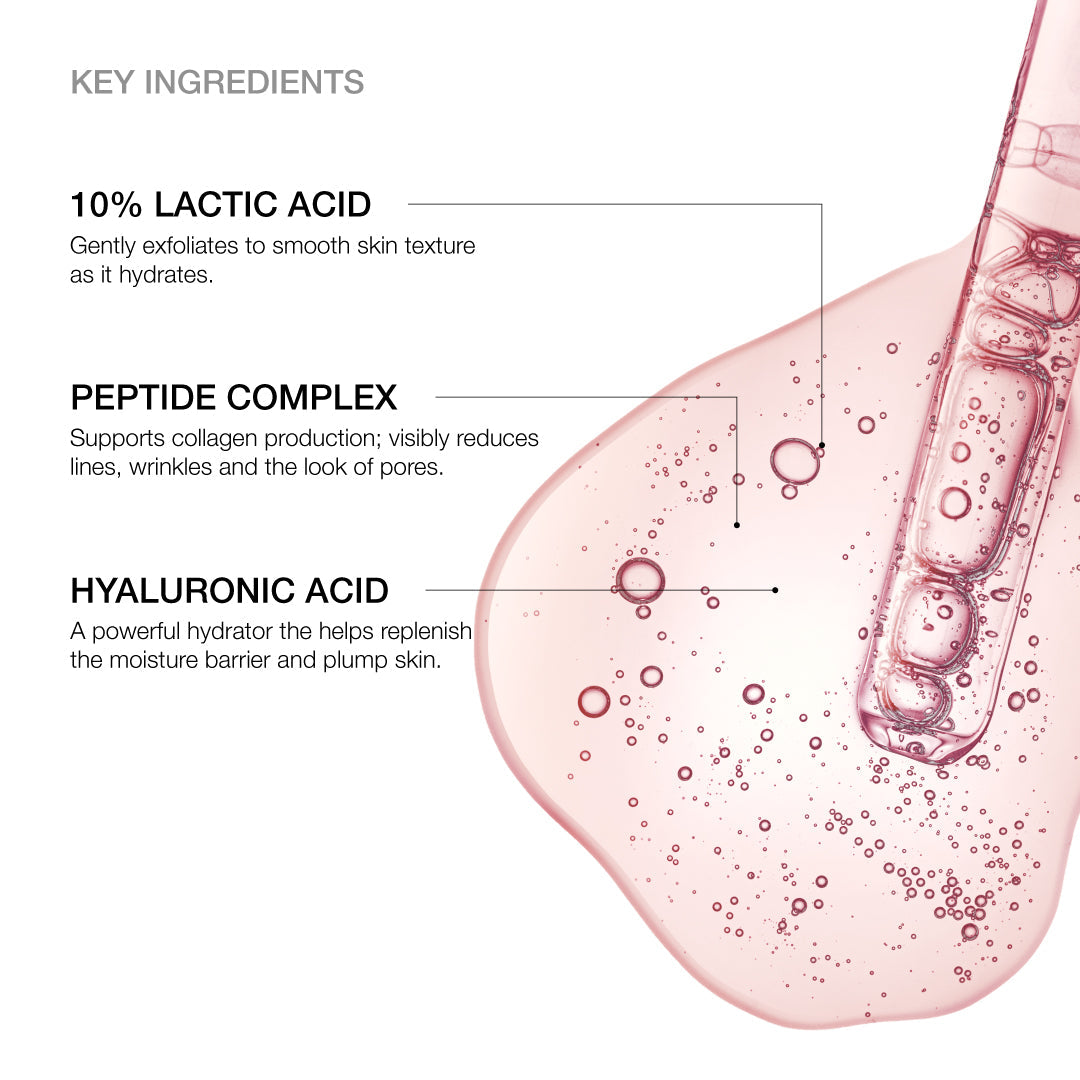 Medical-Grade Lactic Acid Micro-Peel | Retexturing & Hydrating Chemical Exfoliant