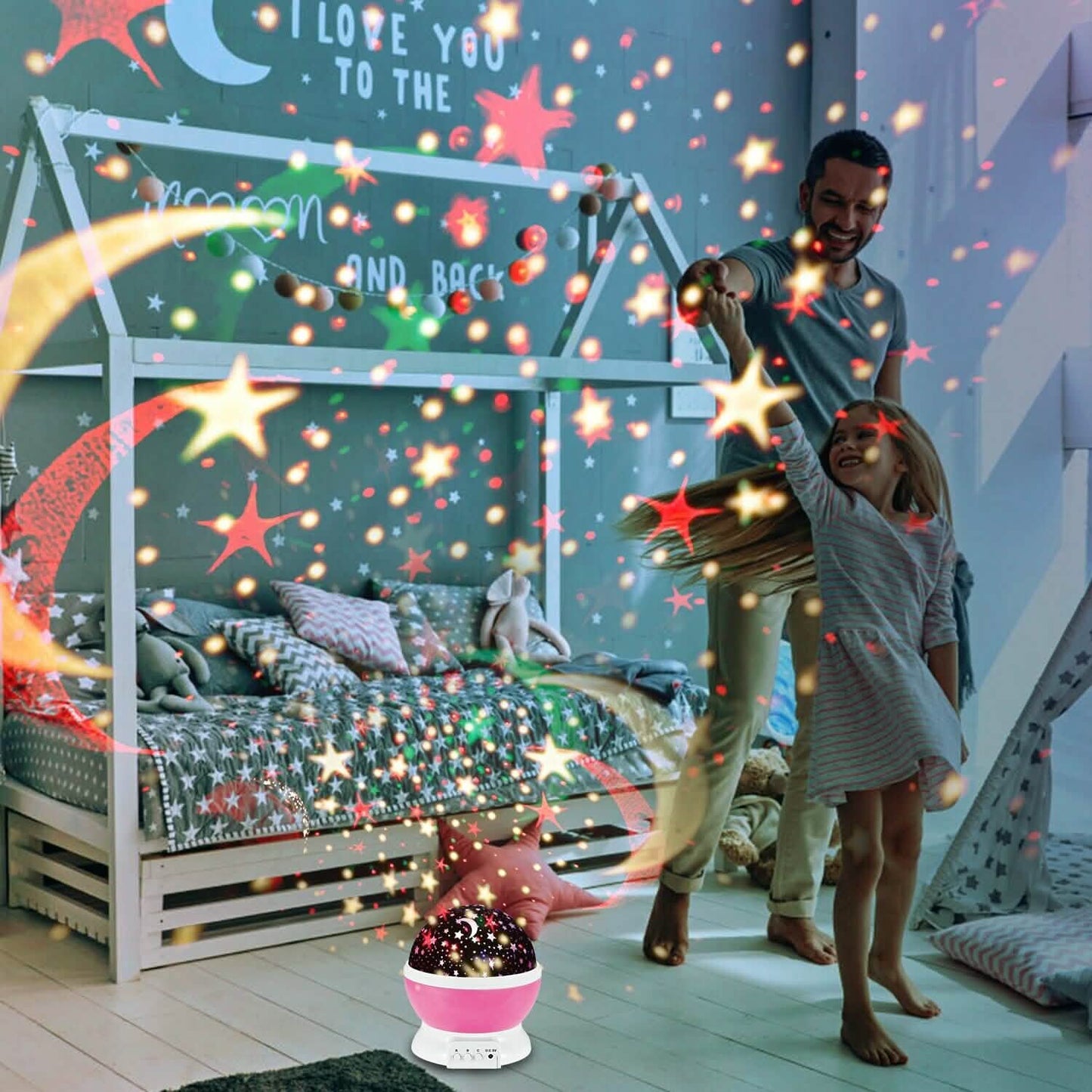 LED Star Sky Projector Night Light