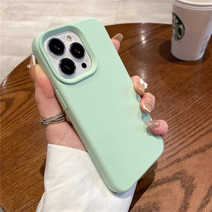Liquid Silicone Phone Case | Full Coverage Protective Cover for iPhone 7 to 16 Series