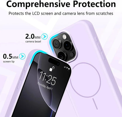 Strong Magnetic Silicone Phone Case | Wireless Charging Compatible for iPhone 12-16 Series