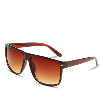 Men's Classic Square Sunglasses | Vintage Style with Mirror UV Protection Lenses